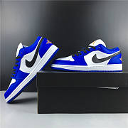 Air Jordan 1 Low Hyper Royal Orange Peel  553558-401 - 6