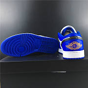 Air Jordan 1 Low Hyper Royal Orange Peel  553558-401 - 5