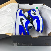 Air Jordan 1 Low Hyper Royal Orange Peel  553558-401 - 3