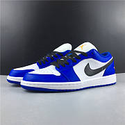 Air Jordan 1 Low Hyper Royal Orange Peel  553558-401 - 4