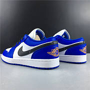Air Jordan 1 Low Hyper Royal Orange Peel  553558-401 - 2