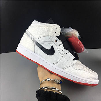 Air Jordan 1 Mid SE Fearless Edison Chen CLOT CU2804-100