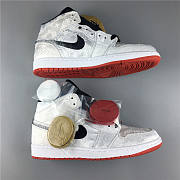 Air Jordan 1 Mid SE Fearless Edison Chen CLOT CU2804-100 - 4