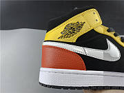 Jordan 1 Mid Black Amarillo Orange 852542-087  - 5
