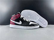 Air Jordan 1 Mid Black Noble Red (W) BQ6472-016 - 5