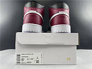 Air Jordan 1 Mid Black Noble Red (W) BQ6472-016 - 3