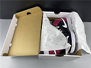 Air Jordan 1 Mid Black Noble Red (W) BQ6472-016 - 4