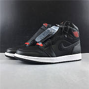Air Jordan 1 Retro High Black Satin Gym Red 555088-060 - 3