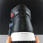 Air Jordan 1 Retro High Black Satin Gym Red 555088-060 - 4