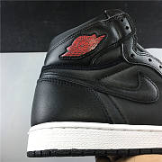 Air Jordan 1 Retro High Black Satin Gym Red 555088-060 - 5