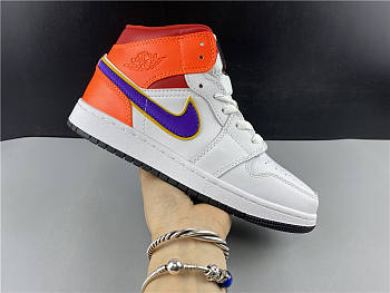 Air Jordan 1 Mid Alternate Multi-Color (GS) 554725-128