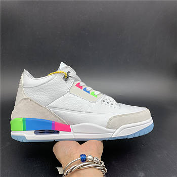 Air Jordan 3 “Quai 54” White/Electric Green-Infrared 23-Black AT9195-111