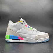 Air Jordan 3 “Quai 54” White/Electric Green-Infrared 23-Black AT9195-111 - 3