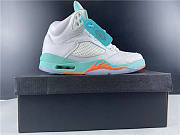 Air Jordan 5 Retro Light Aqua (GS) 440892-100 - 3