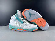 Air Jordan 5 Retro Light Aqua (GS) 440892-100 - 6