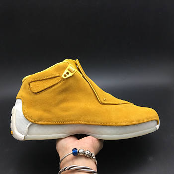 Air Jordan 18 Yellow Ferrari BQ3685-706 