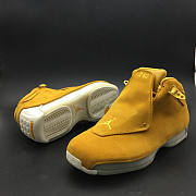 Air Jordan 18 Yellow Ferrari BQ3685-706  - 2