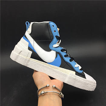 Nike Blazer Mid sacai White Black Legend Blue BV0072-001