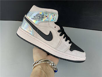 Air Jordan 1 Mid Dirty Powder Iridescent (W) BQ6472-602