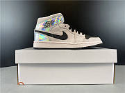 Air Jordan 1 Mid Dirty Powder Iridescent (W) BQ6472-602 - 3