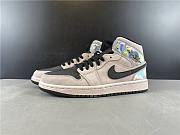 Air Jordan 1 Mid Dirty Powder Iridescent (W) BQ6472-602 - 5