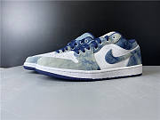Air Jordan 1 Low Washed Denim CZ8455-100 - 2