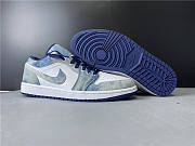 Air Jordan 1 Low Washed Denim CZ8455-100 - 6