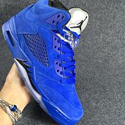 Air Jordan 5 Retro Blue Suede 136027-401 - 2