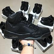 Air Jordan 5 Retro Premium Triple Black 881432-010 - 5