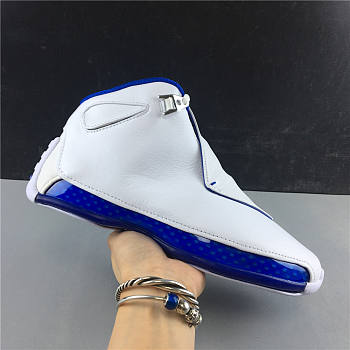 Air Jordan 18 Retro White Sport Royal AA2494-106