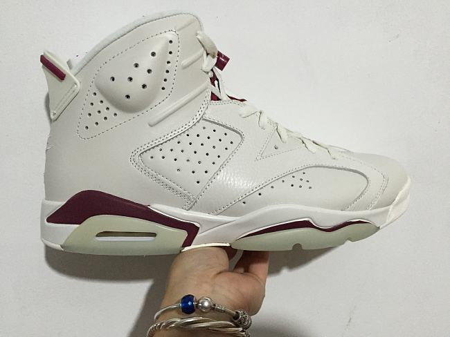 Air Jordan 6 Maroon Mass 384664-1169 - 1
