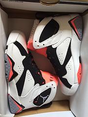 Air Jordan 7 White Black Hot Lava - 1