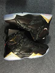 Air Jordan7 Black Gold - 5
