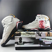 Air Jordan 7 Reflections of A Champion Silver Red - 4