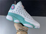 Air Jordan 13 Retro White Soar Green Pink (GS) 439358-100 - 2