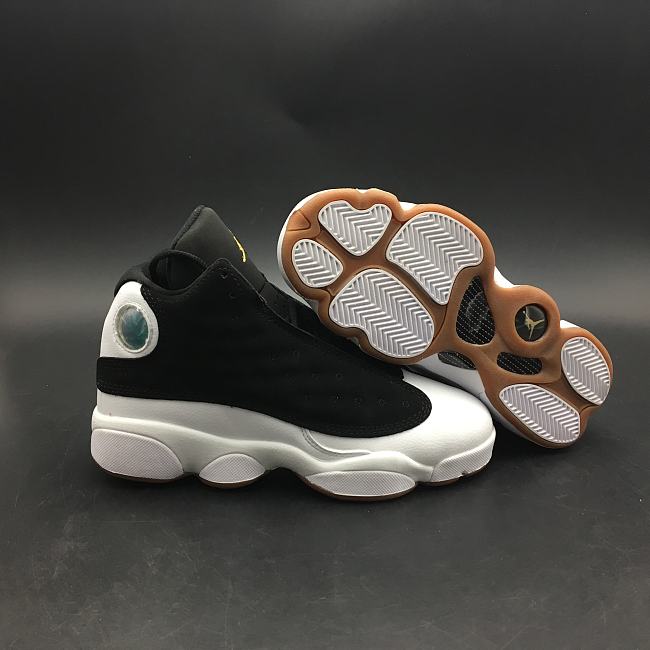 Air Jordan 13 Retro Black White Gum (GS) 439358-021 - 1