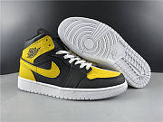 Air Jordan 1 Mid Yellow Black CJ9219-700 - 4