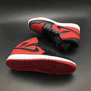 Air Jordan 1 Mid Gym Red Black 554724-610 - 3