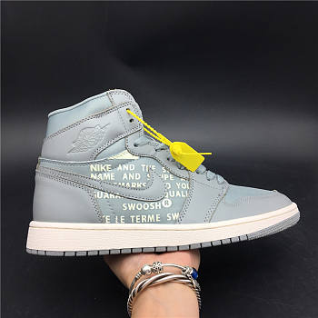 Air Jordan 1 Retro High OG Grey 555088 010