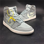 Air Jordan 1 Retro High OG Grey 555088 010 - 5