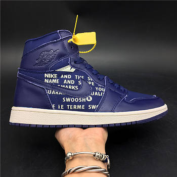 Air Jordan 1 High Retro Bleu 555088 400