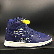 Air Jordan 1 High Retro Bleu 555088 400 - 2