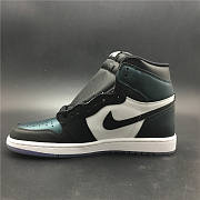 Air Jordan 1 High Retro Black Metalic Silver 907958 015 - 2