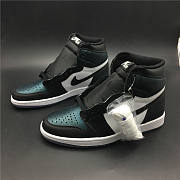 Air Jordan 1 High Retro Black Metalic Silver 907958 015 - 3