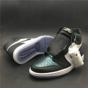 Air Jordan 1 High Retro Black Metalic Silver 907958 015 - 5