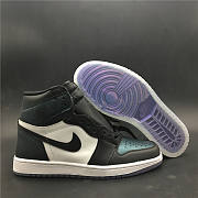 Air Jordan 1 High Retro Black Metalic Silver 907958 015 - 6