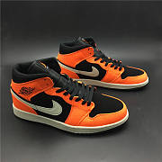 Air jordan 1 air 1 mid aj1 mid top black sku 554724-062 - 2