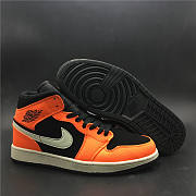 Air jordan 1 air 1 mid aj1 mid top black sku 554724-062 - 6