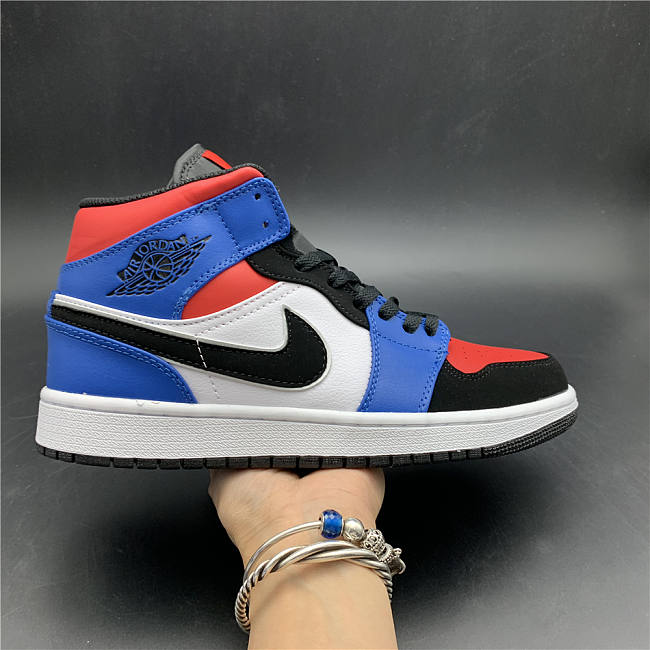 Air Jordan 1 Mid Top 3 (GS) 554725-124  - 1