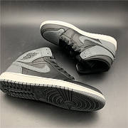 Air Jordan 1 Retro Mid Black Dark Grey 554724-041  - 2